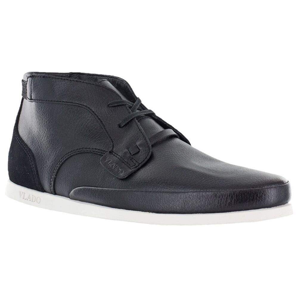Vlado Men's Black Chukka Genuine Leather Lace Up Ankle Boots Size 12‎ NIB